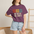 My needs are simple