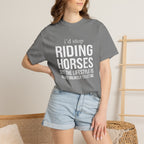 I'd stop riding