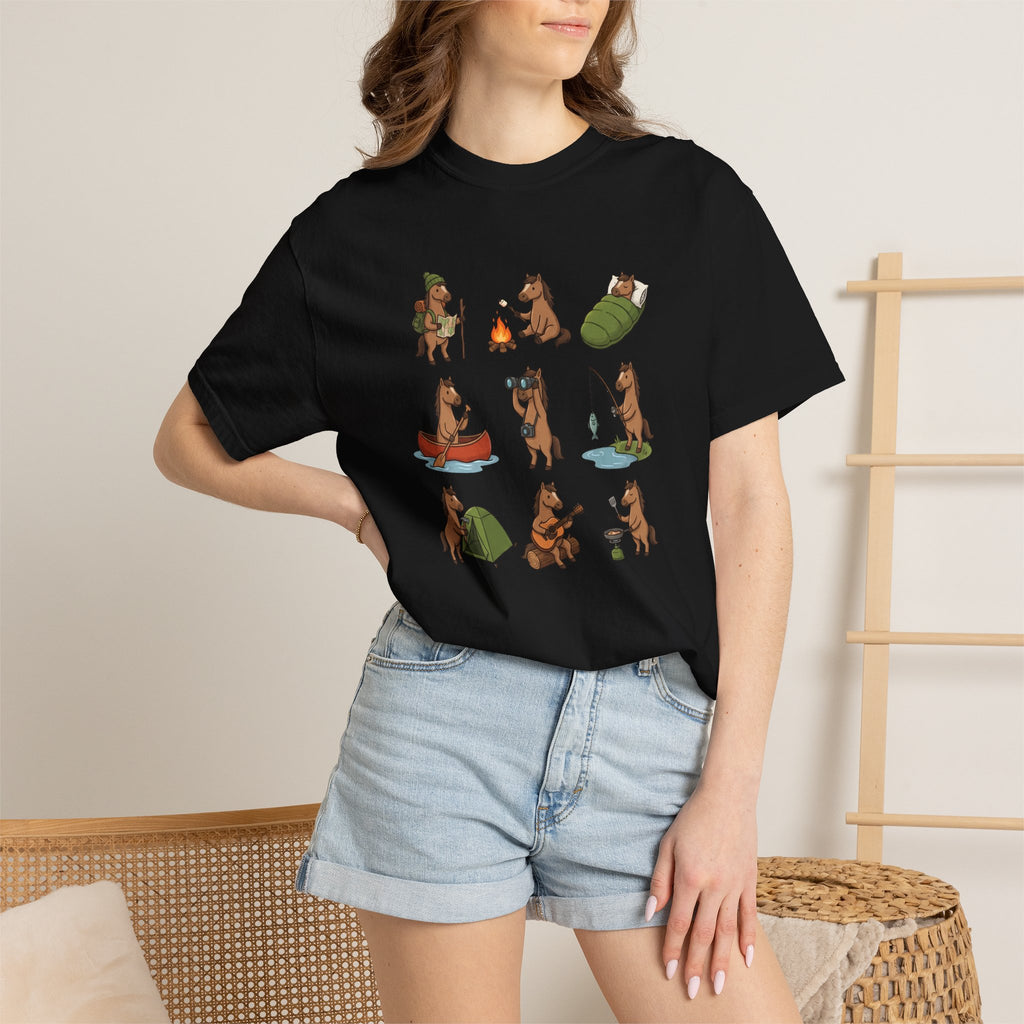Camping horses Graphic Tee