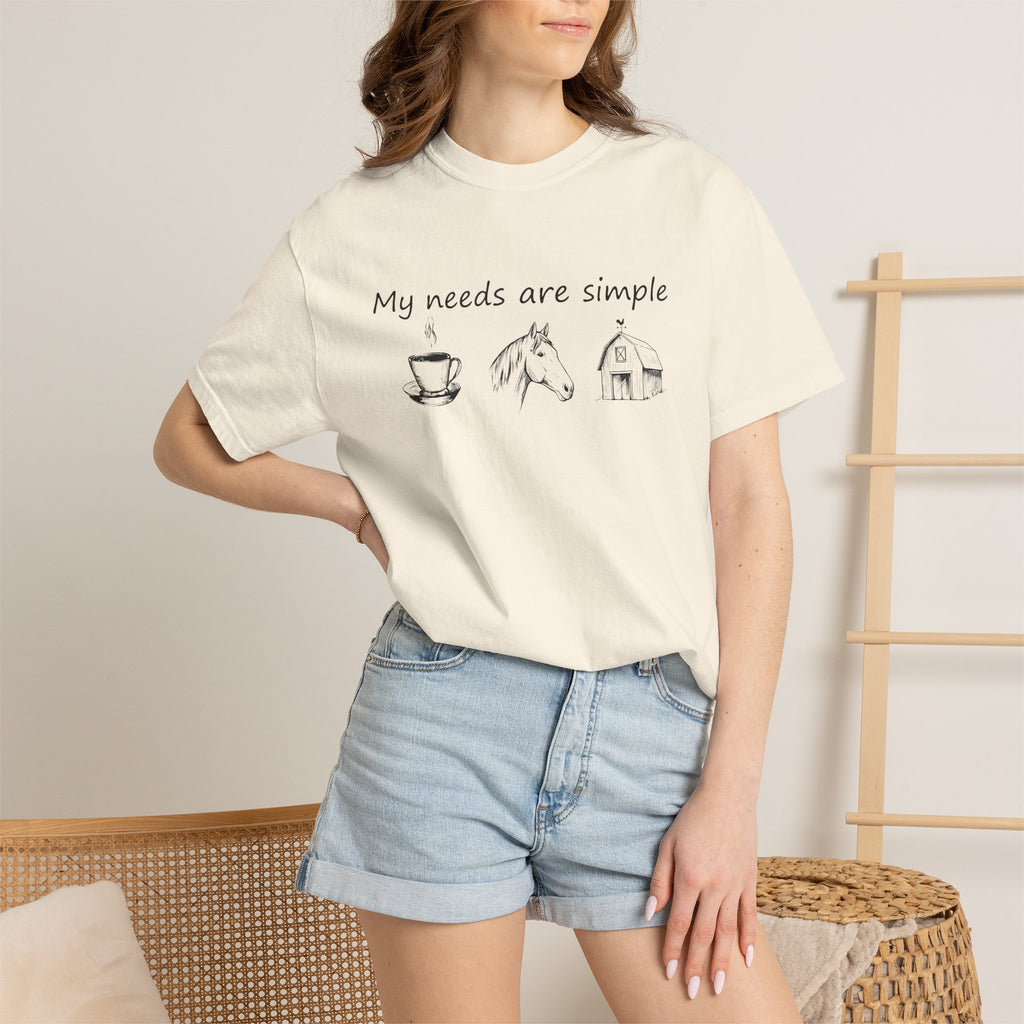 my needs are simple