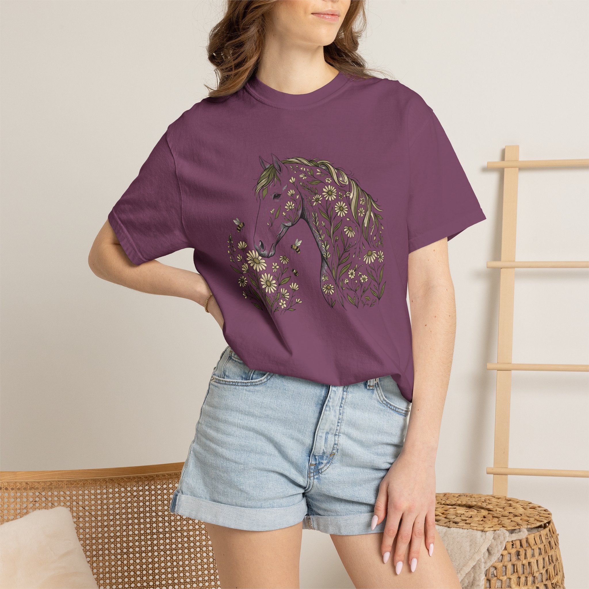 Wild floral horse tees