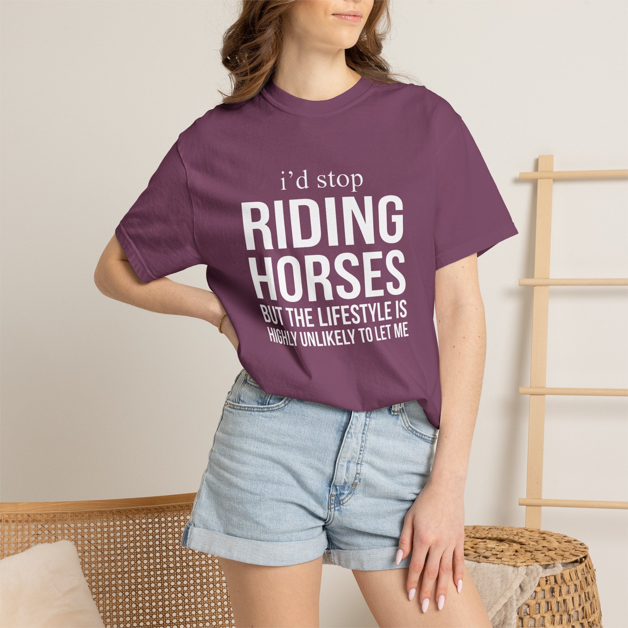 I'd stop riding