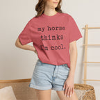 My horse thinks