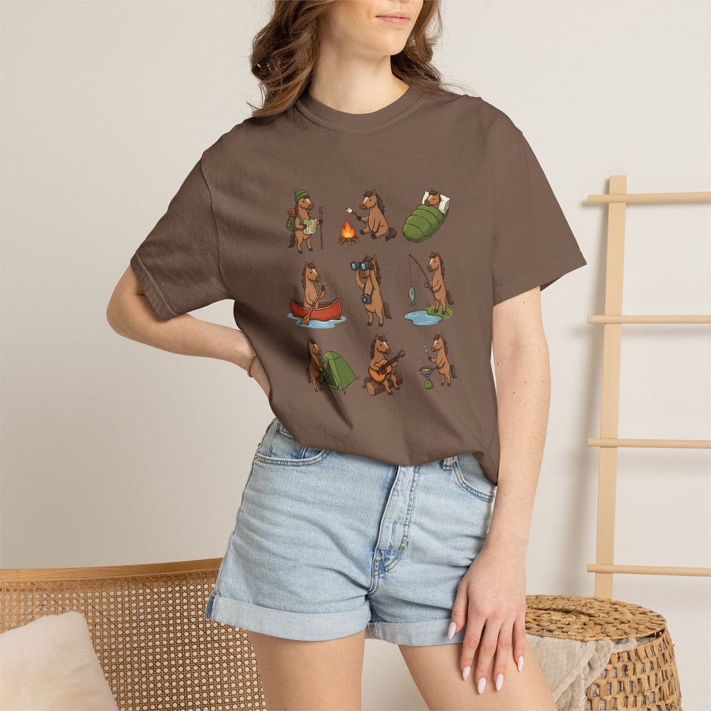 Camping horses Graphic Tee