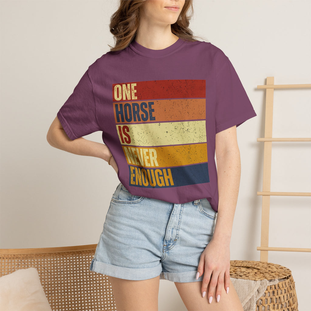 One horse is