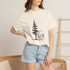 Horse & pine tree