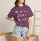 My horse thinks