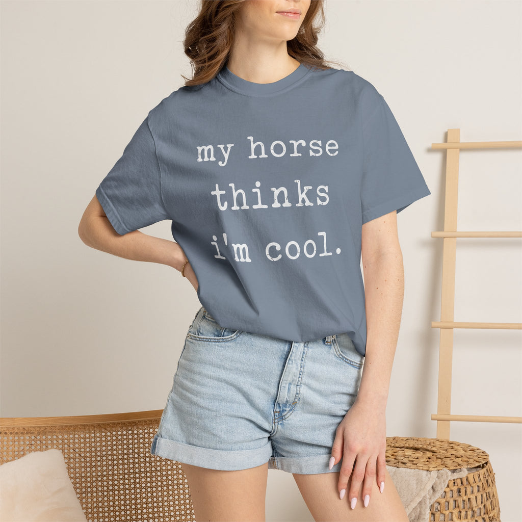 My horse thinks