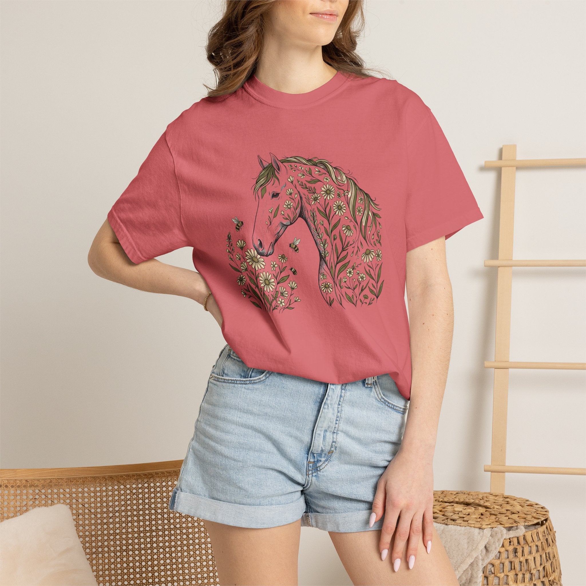 Wild floral horse tees
