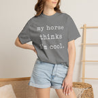 My horse thinks