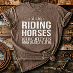 I'd stop riding