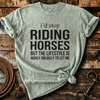 I'd stop riding