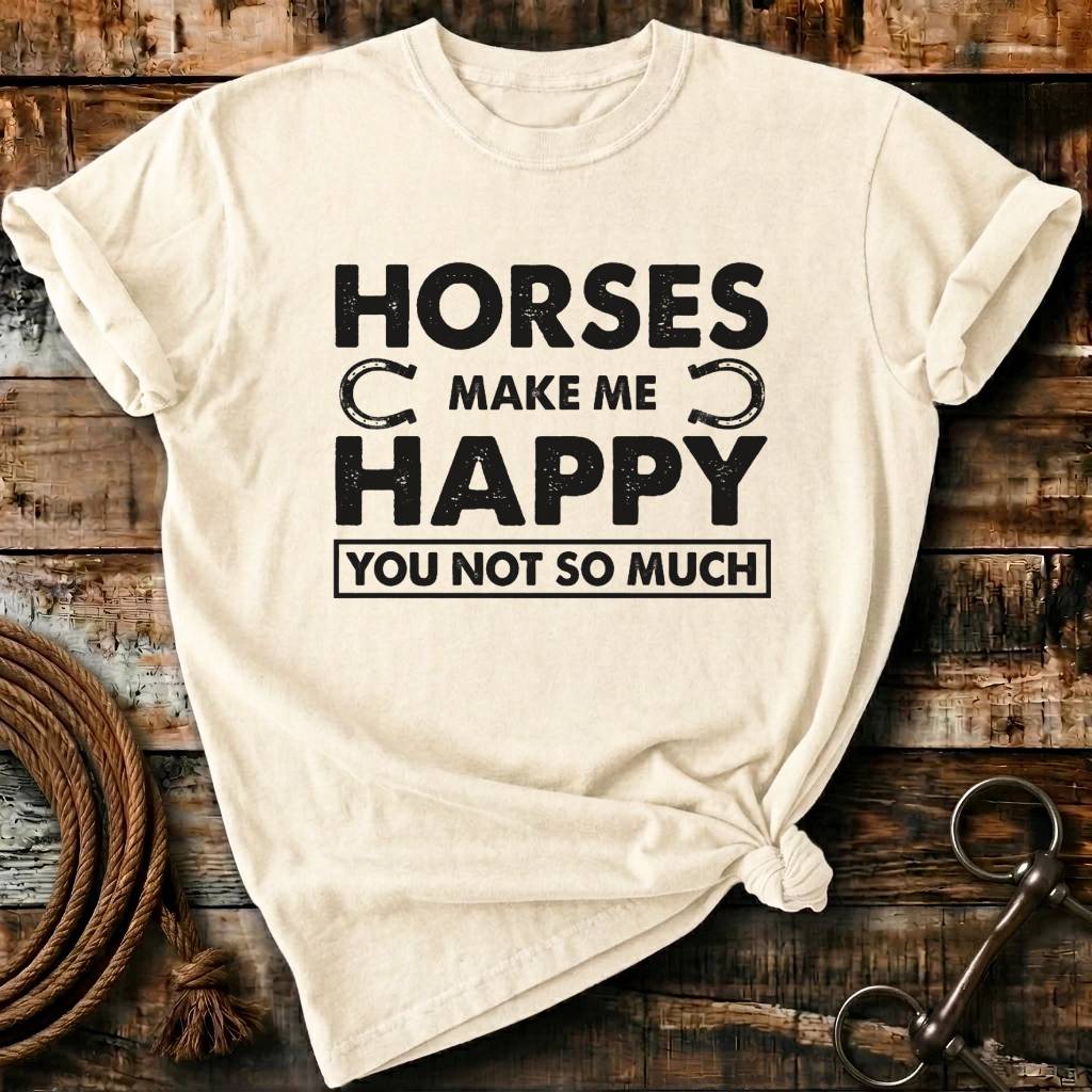 horses makes me happy