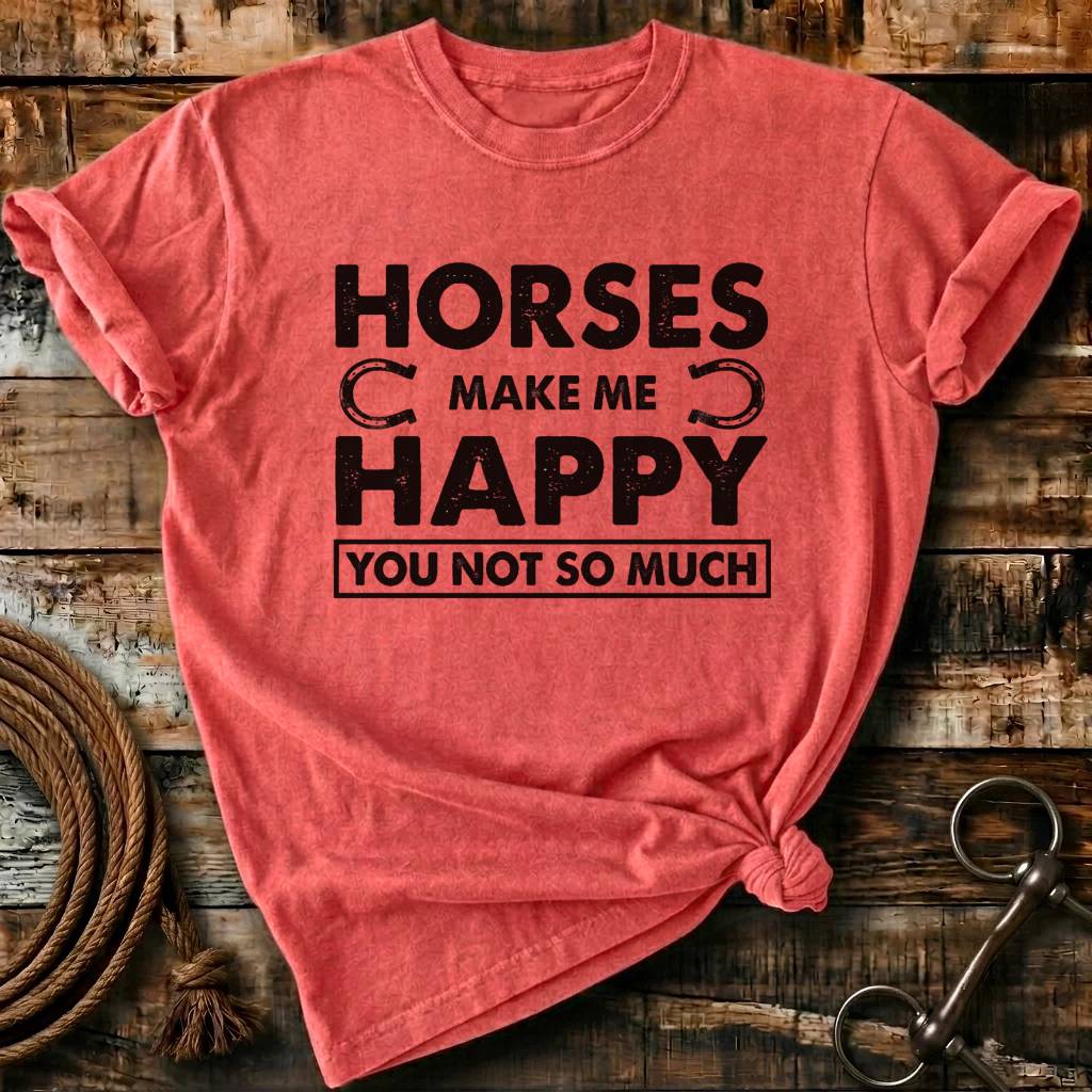 horses makes me happy