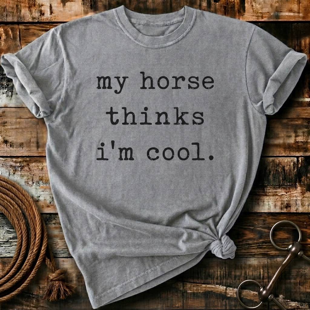 My horse thinks