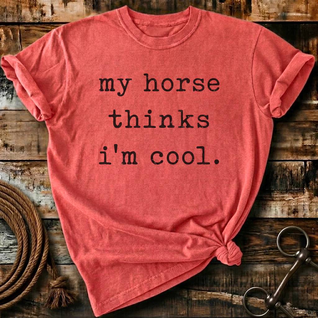 My horse thinks