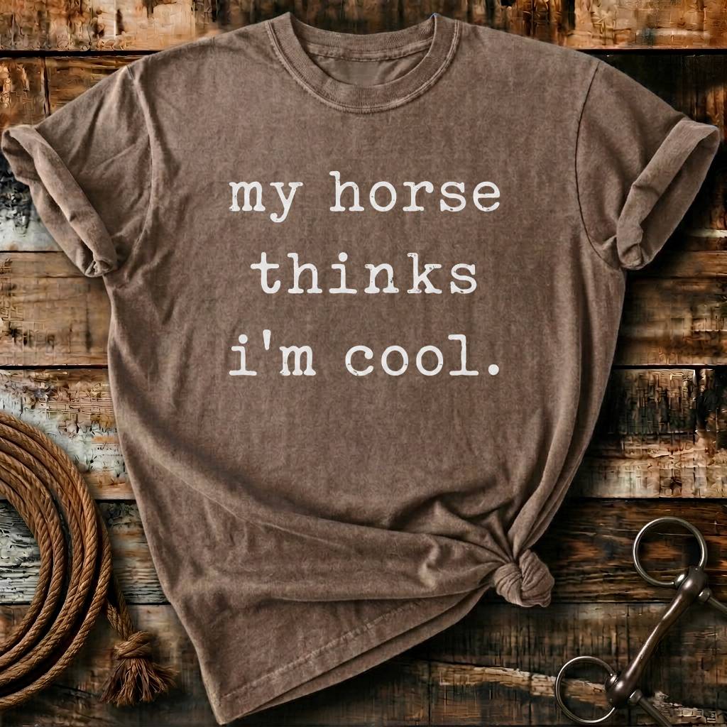 My horse thinks
