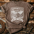 Happiness is being