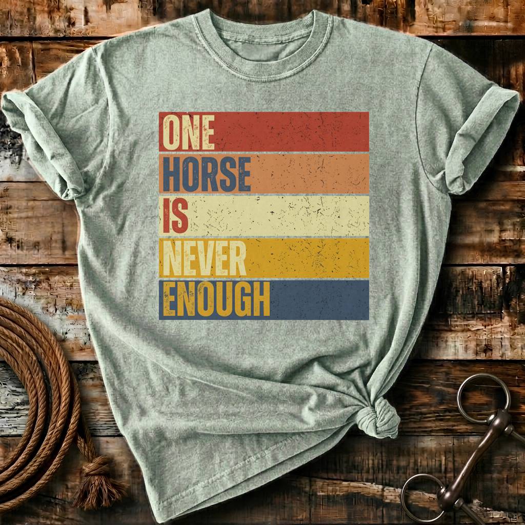 One horse is