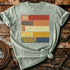 One horse is