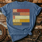 One horse is