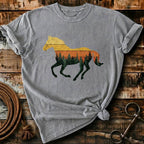 Sunset Forest Horse