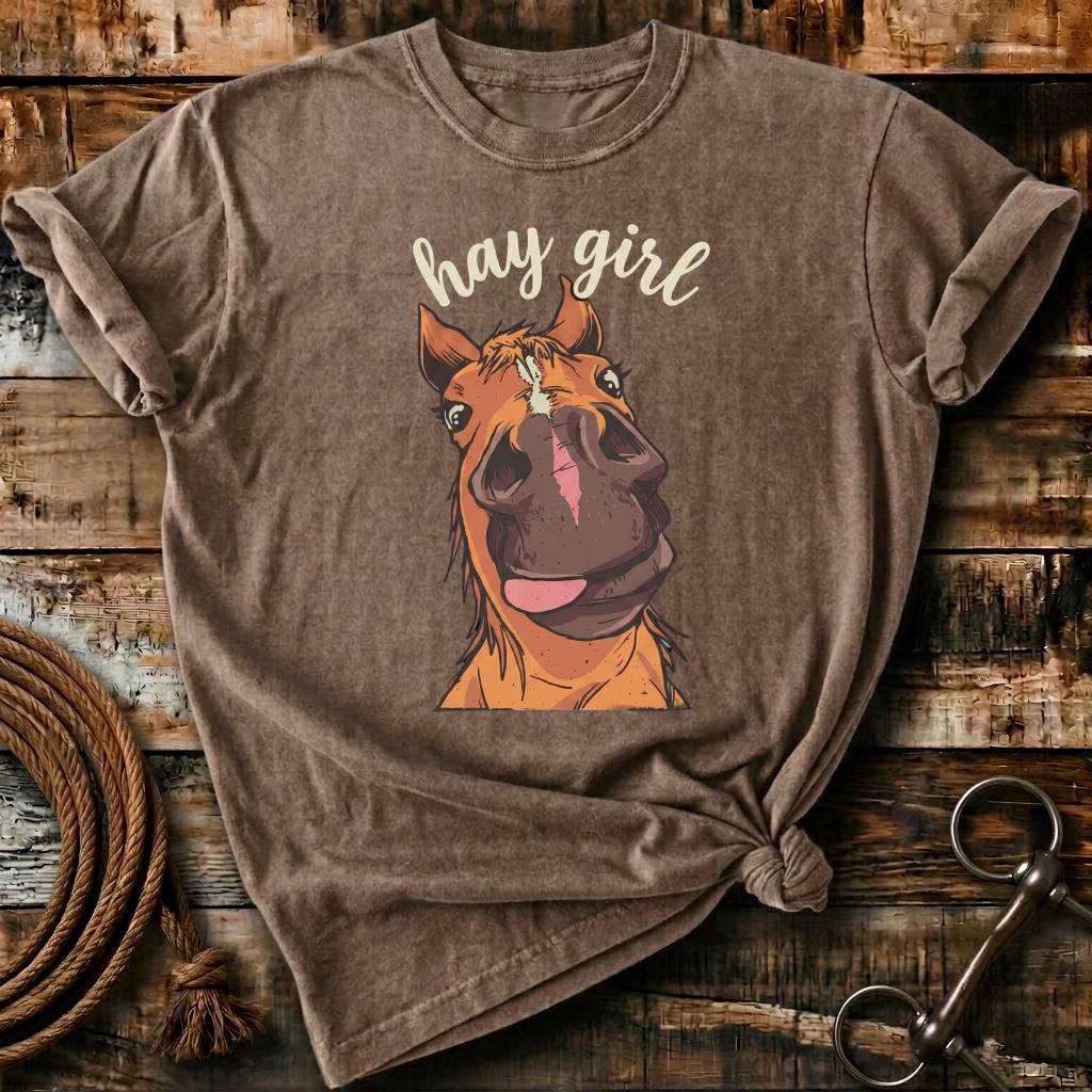 Hay girl