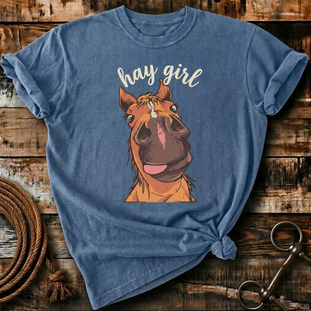 Hay girl