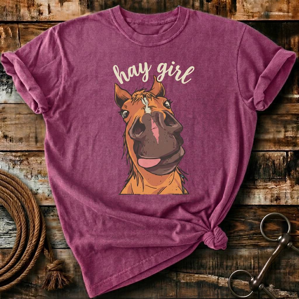 Hay girl