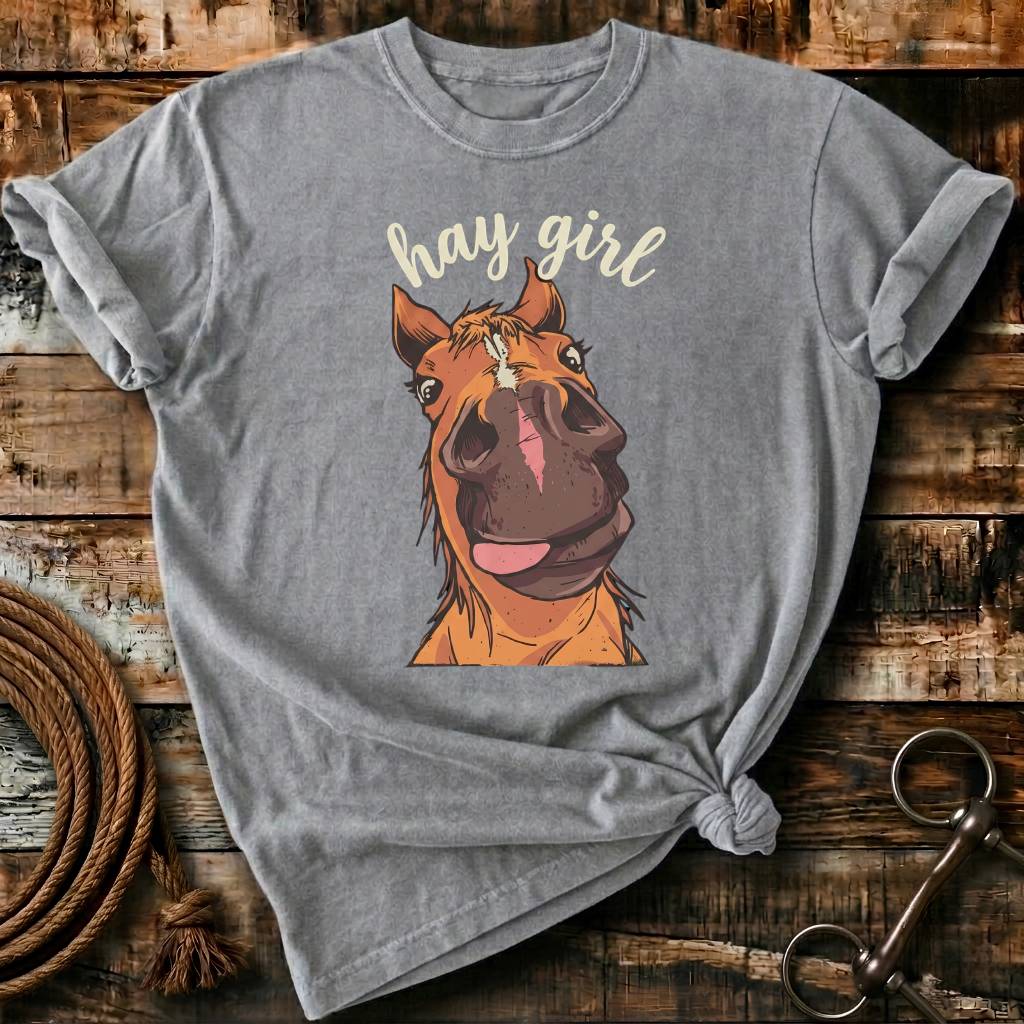 Hay girl