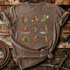 Camping horses