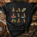 Camping horses