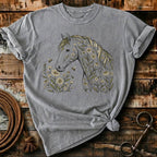 Wild floral horse