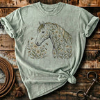 Wild floral horse