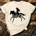 Ranch woman riding a horse