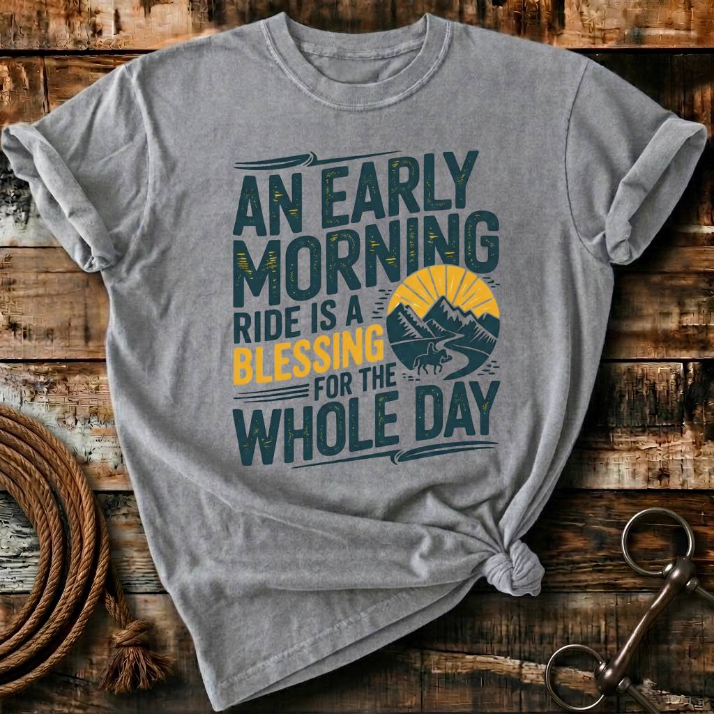 Early morning riding