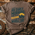 Early morning riding