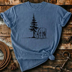 Horse & pine tree