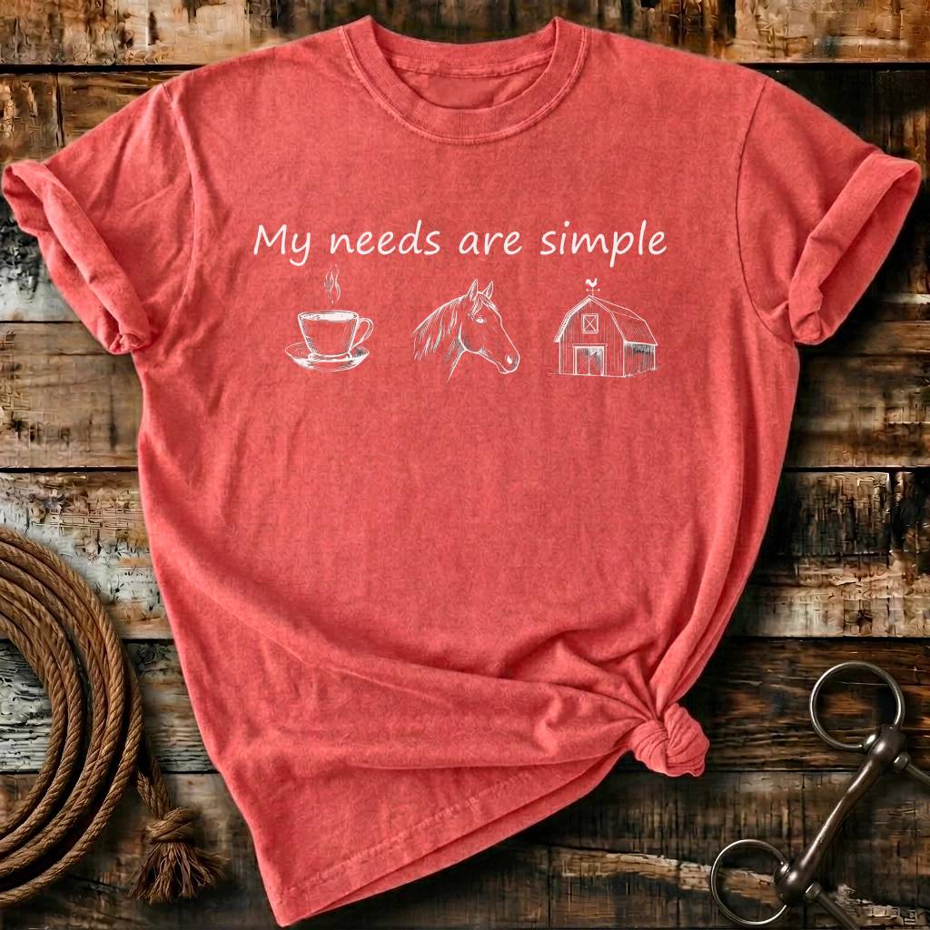 my needs are simple