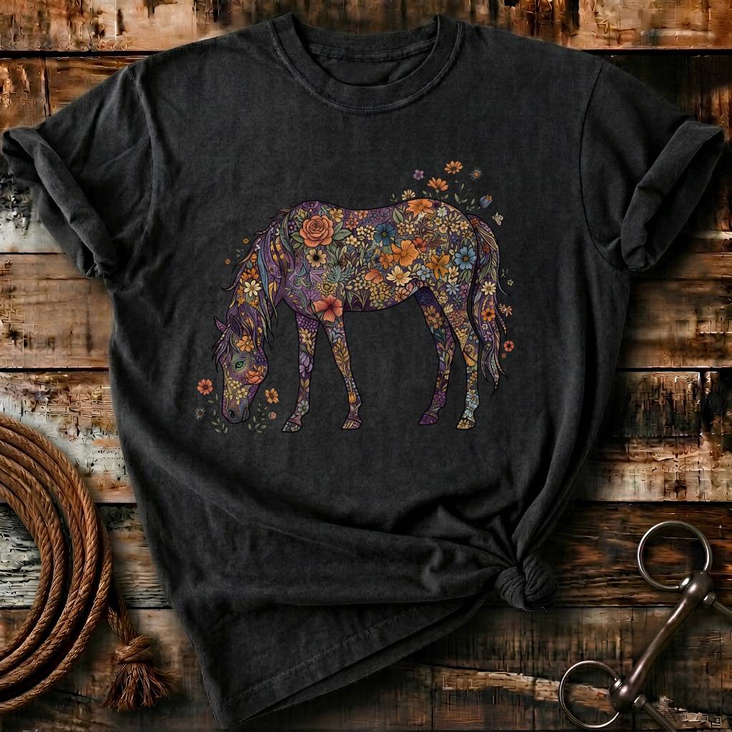 Floral horse