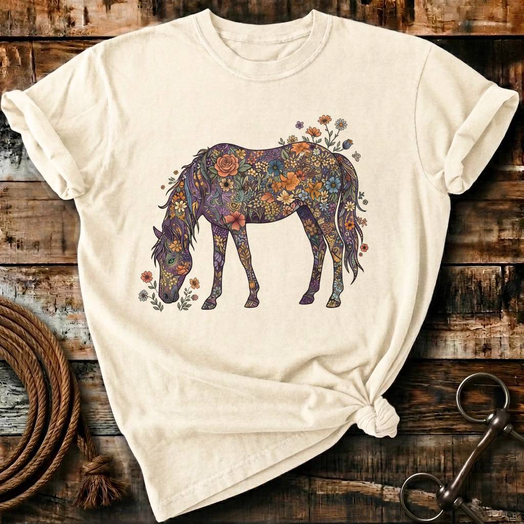 Floral horse