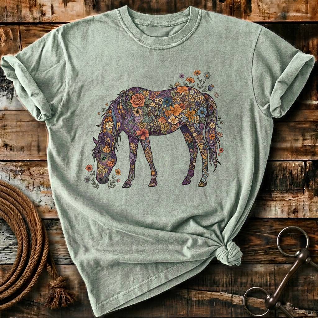Floral horse
