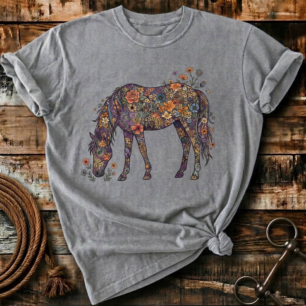 Floral horse