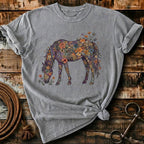 Floral horse