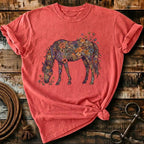 Floral horse