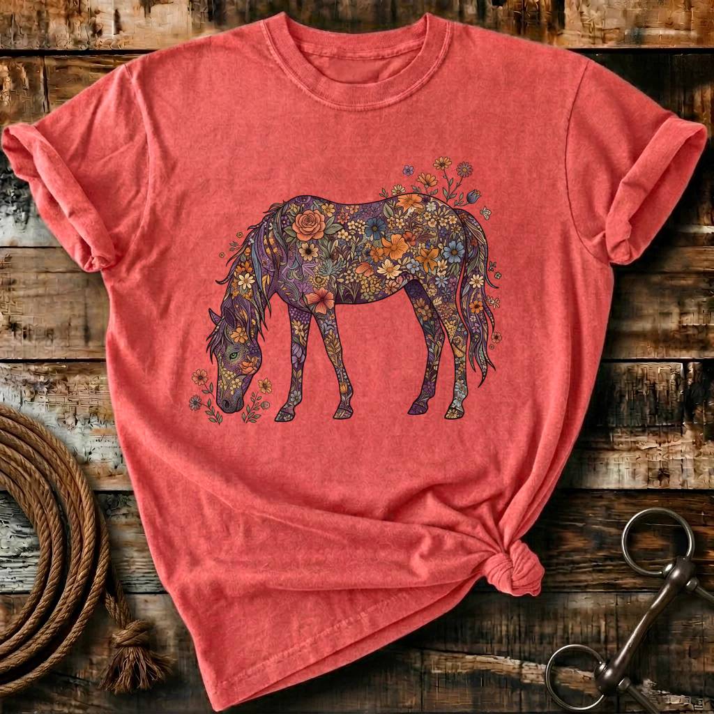 Floral horse