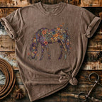 Floral horse