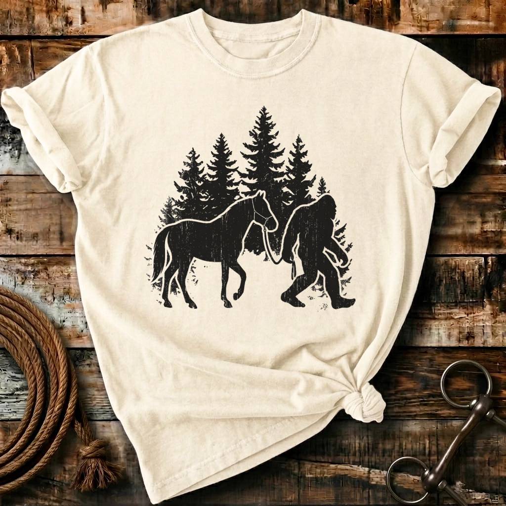Horse with bigfoot