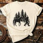 Horse with bigfoot