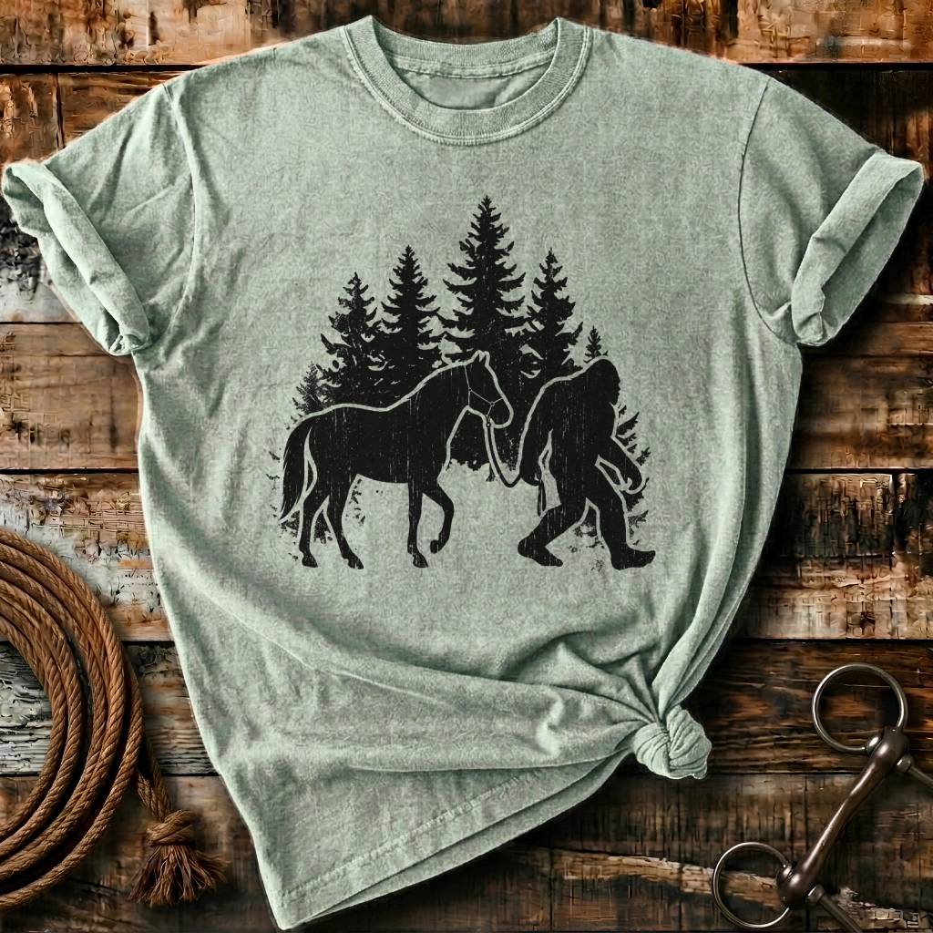 Horse with bigfoot